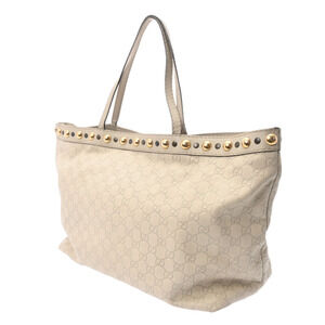 Gucci Tote ssima Bag Beige Tan Calfskin